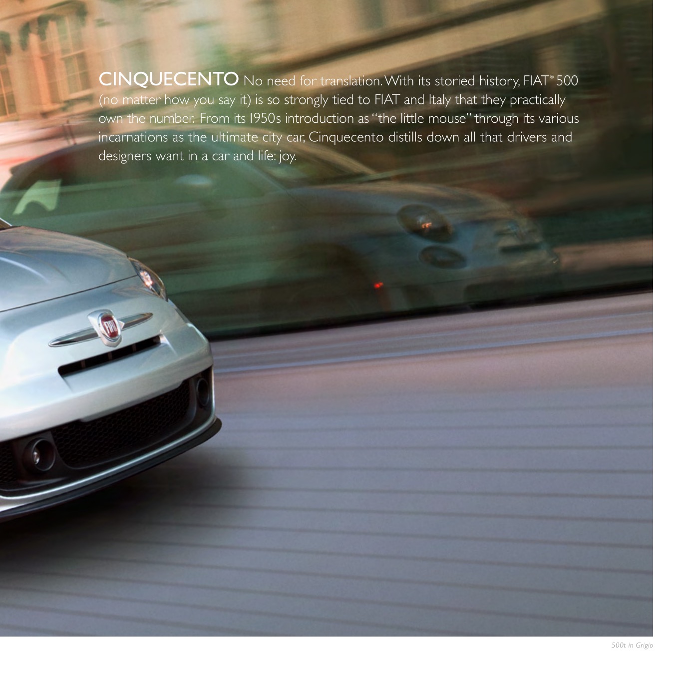 2015 Fiat 500 Brochure Page 59